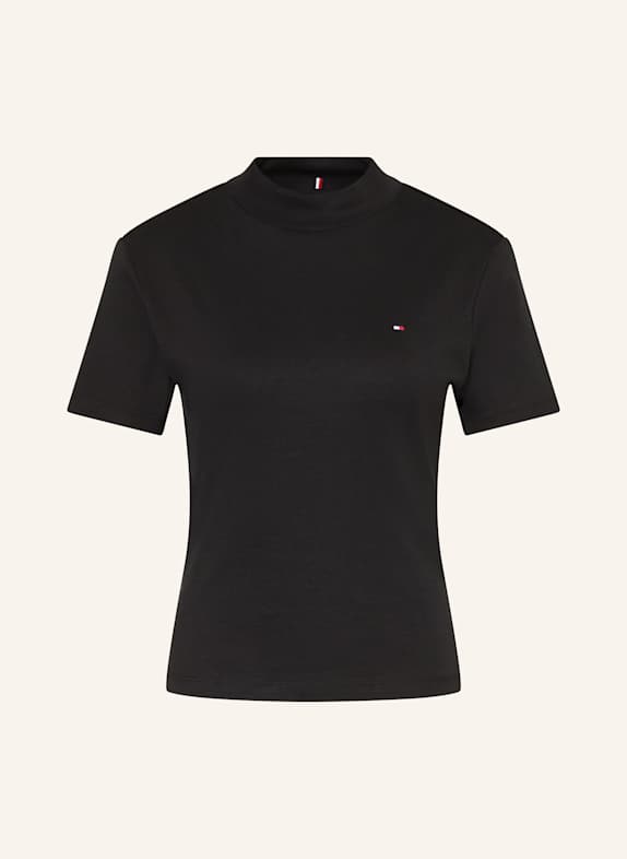 TOMMY HILFIGER Strickshirt SCHWARZ