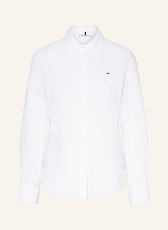 TOMMY HILFIGER Hemdbluse WEISS