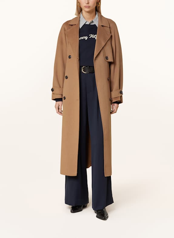 TOMMY HILFIGER Coat COGNAC