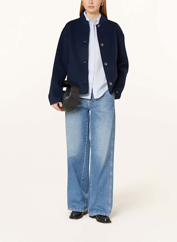 TOMMY HILFIGER jasje met revers DONKERBLAUW