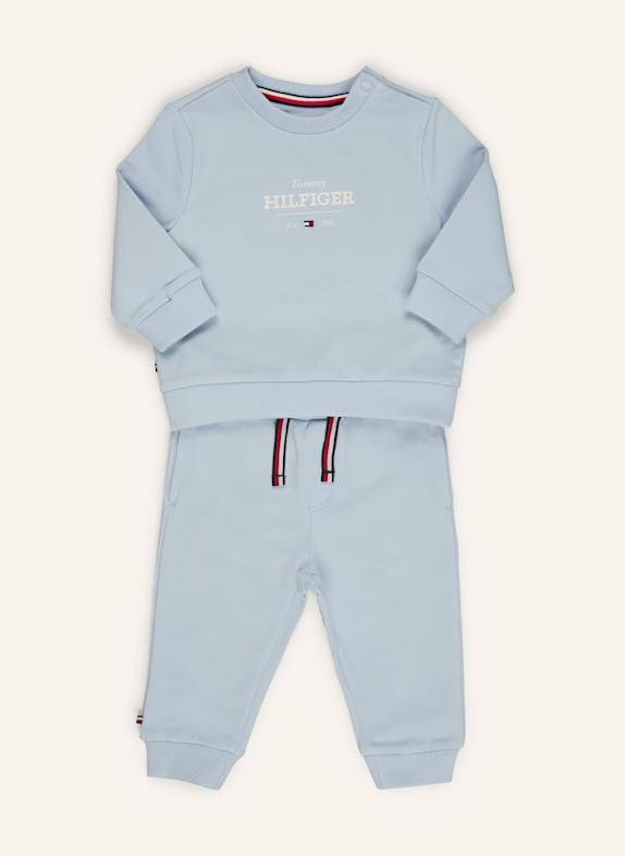 TOMMY HILFIGER Set: Sweatshirt und Sweatpants HELLBLAU