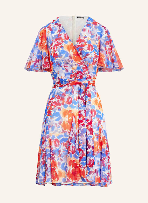 LAUREN RALPH LAUREN Kleid BLAU/ ROT/ ORANGE