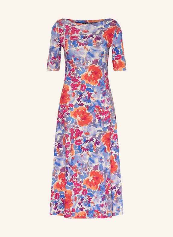 LAUREN RALPH LAUREN Kleid BLAU/ ORANGE/ PINK