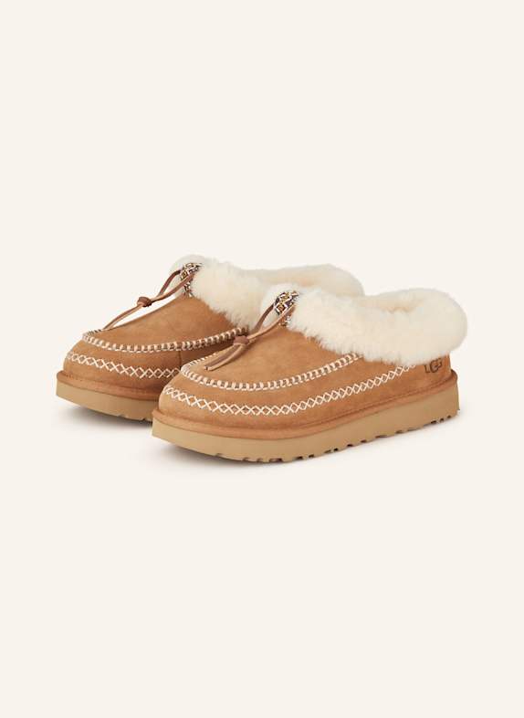 UGG Slides TASMAN ALPINE CAMEL