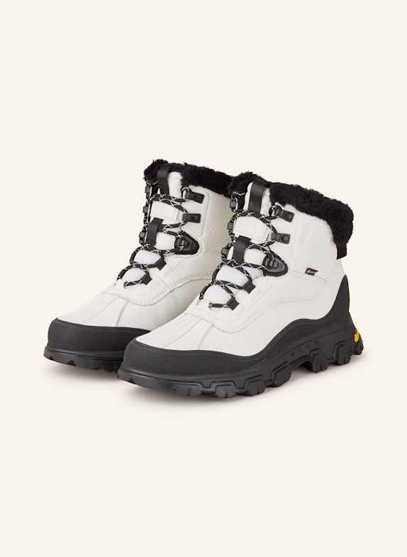UGG ADIRONDACK MERIDIAN lace-up boots WHITE/ BLACK