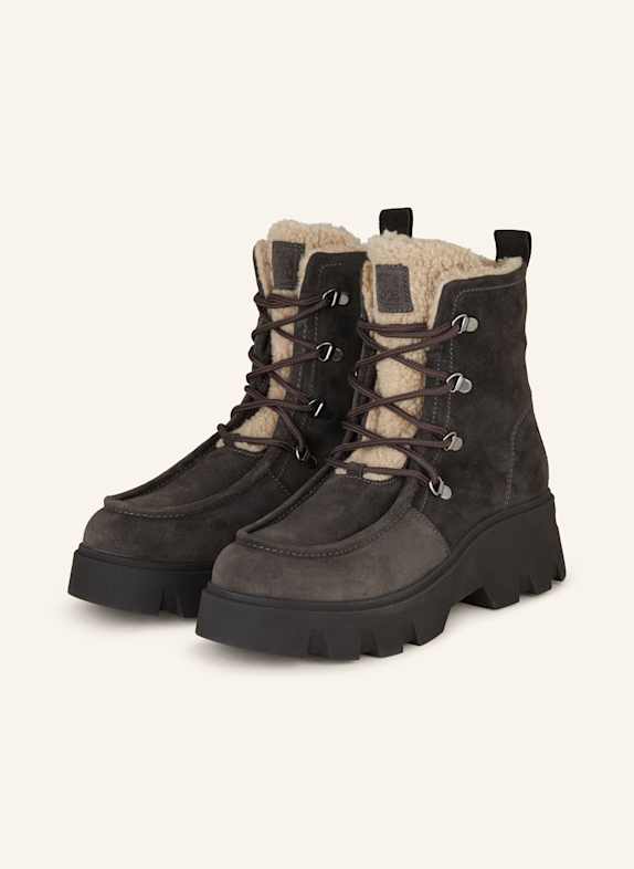 Marc O'Polo Schnürstiefel LILIAM DUNKELGRAU