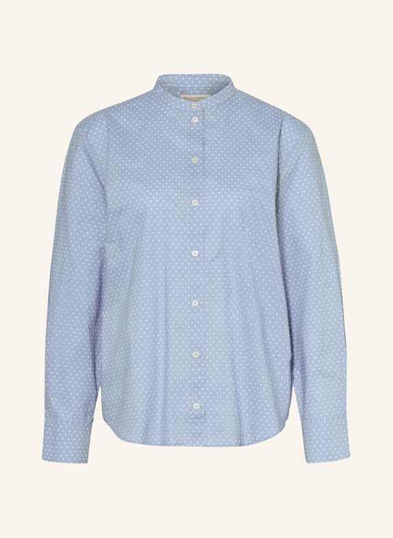 Marc O'Polo Bluse HELLBLAU/ WEISS