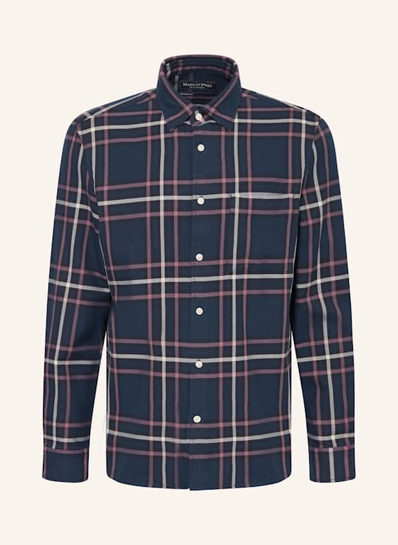 Marc O'Polo Hemd Comfort Fit DUNKELBLAU/ LILA/ WEISS