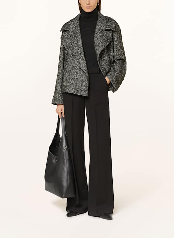 ANTONELLI firenze FARGO box jacket BLACK / WHITE