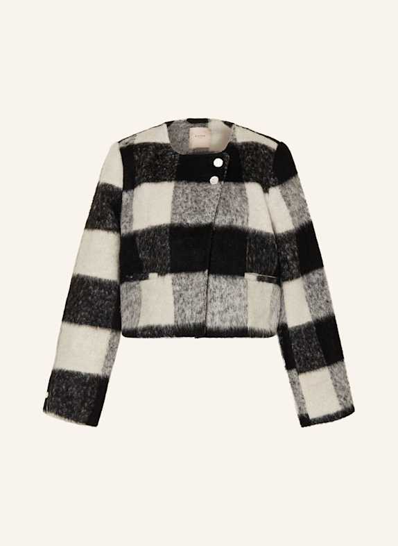 ROUGE VILA Kastenjacke SCHWARZ/ WEISS