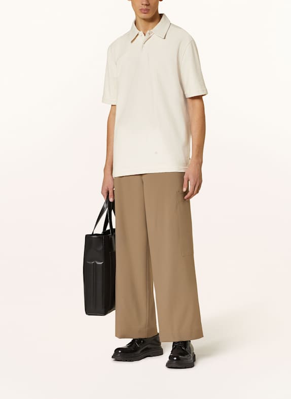 SAMSØE  SAMSØE Jersey poloshirt SAKVISTBRO Regular Fit ECRU