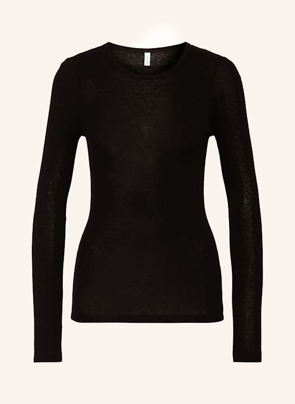 SAMSØE  SAMSØE Koszulka z długim rękawem SADOU CZARNY