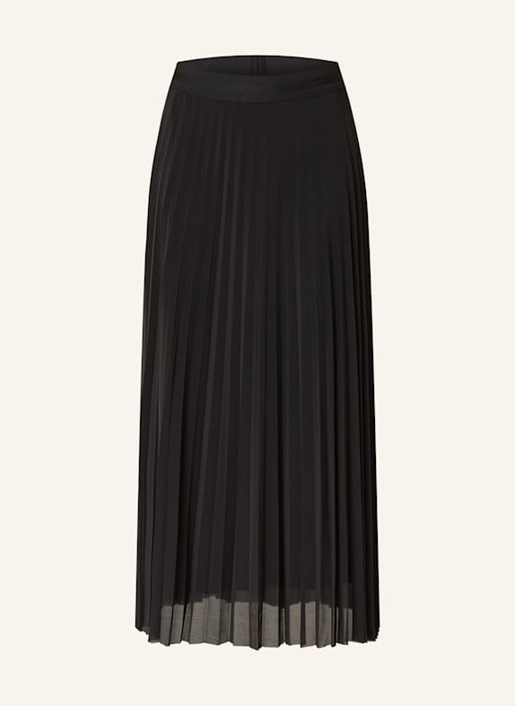 comma Pleated skirt BLACK