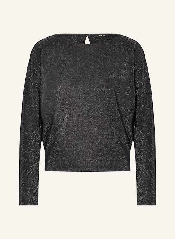 OPUS Pullover SIGLAM mit Glitzergarn SCHWARZ/ SILBER