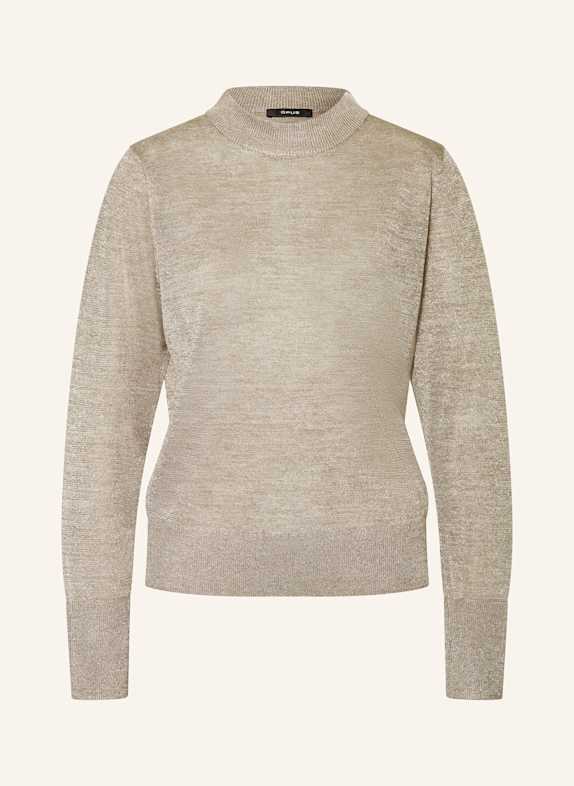 OPUS Pullover PLITZA mit Glitzergarn GOLD