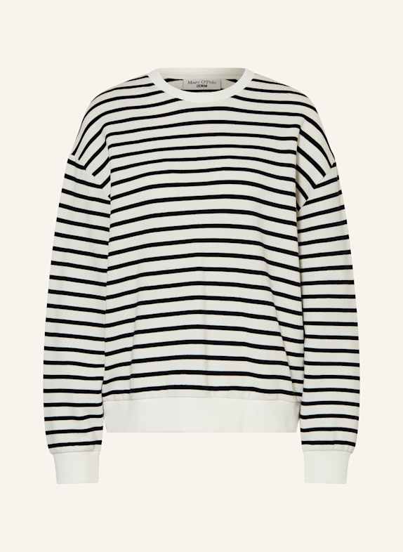 Marc O'Polo DENIM Streifen-Sweatshirt DUNKELBLAU/ ECRU