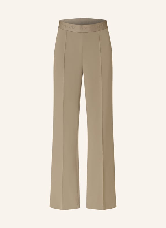 CAMBIO Wide leg trousers BEIGE