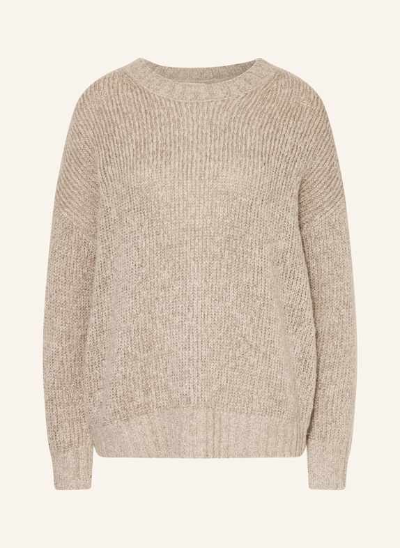 lilienfels Pullover mit Glitzergarn HELLBRAUN