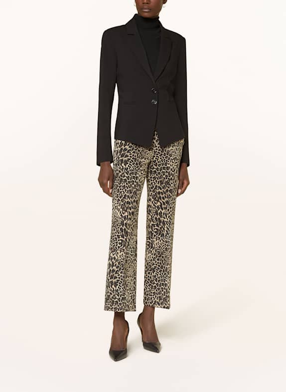 RAFFAELLO ROSSI Marlenehose RENÉE aus Jersey BEIGE / DUNKELBRAUN / SCHWARZ