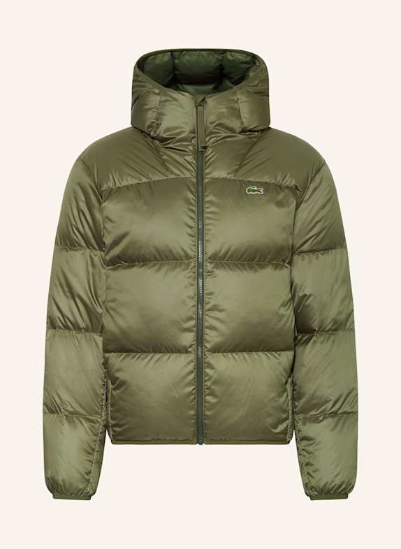 LACOSTE Daunenjacke KHAKI