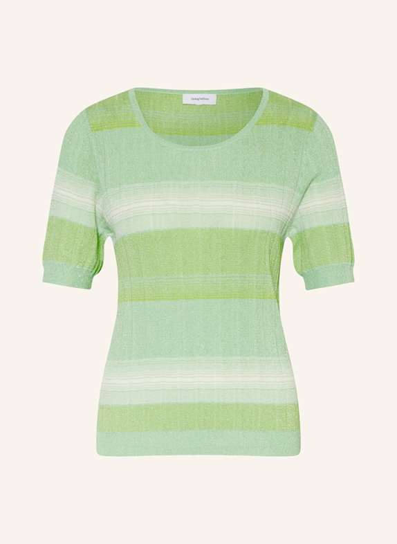 darling harbour Strickshirt mit Glitzergarn GRÜN