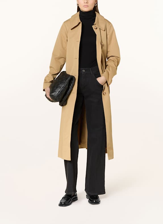 darling harbour Trench coat CAMEL