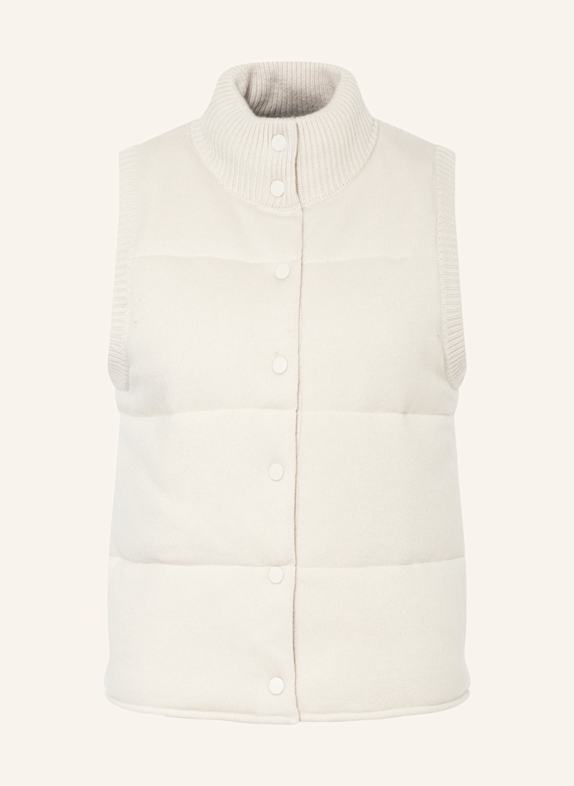 darling harbour Strickweste mit Cashmere ECRU