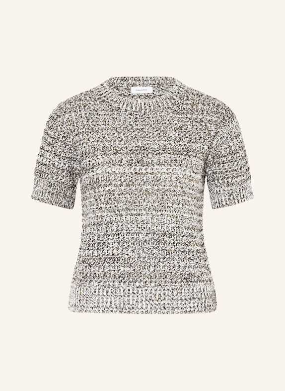 darling harbour Strickshirt bronze / weiß