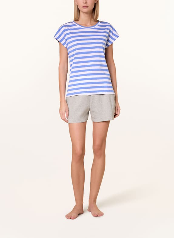 darling harbour slaapshirt BLAU WEISS