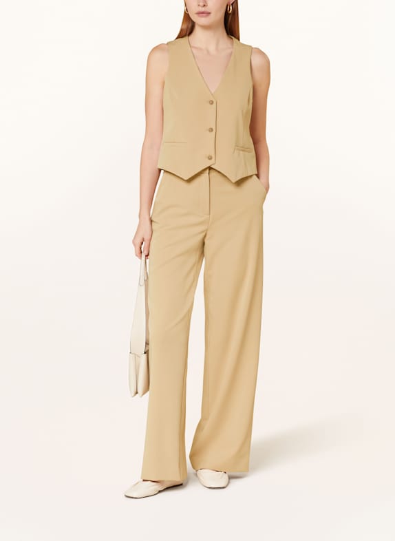 darling harbour Blazerweste BEIGE  BEIGE