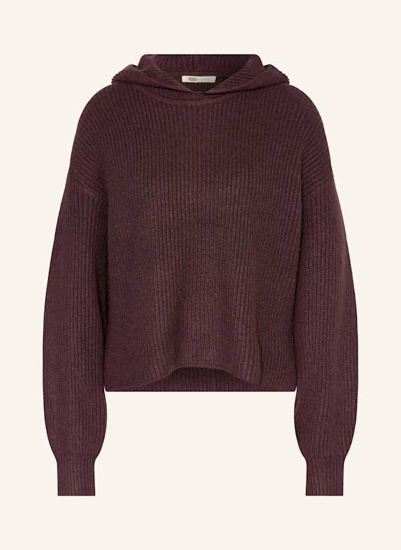 Levi's® Strick-Hoodie DUNKELLILA