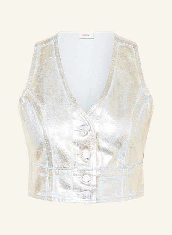 Levi's® Weste MONA in Jeansoptik BEIGE