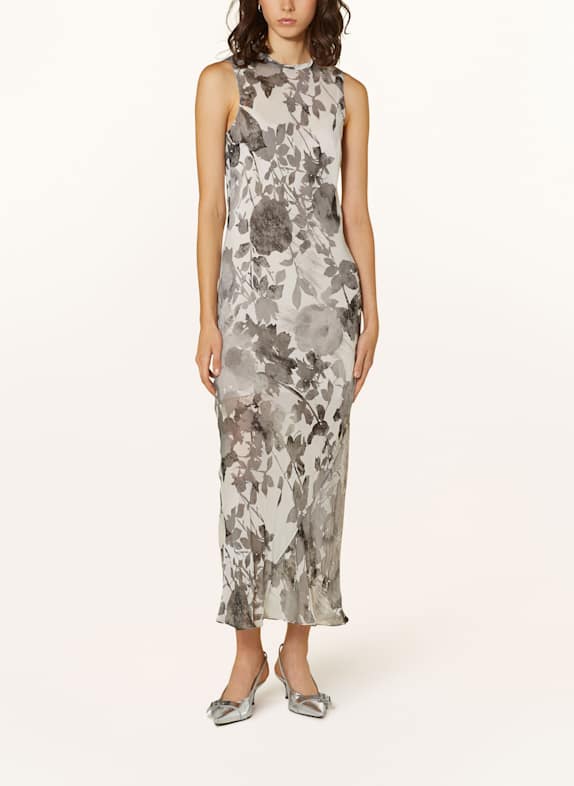 PATRIZIA PEPE Kleid WEISS/ GRAU/ HELLGRAU