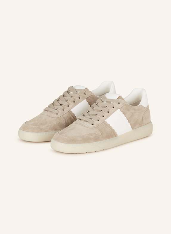 KENNEL & SCHMENGER Sneakersy POP SZAROBRĄZOWY/ BIAŁY