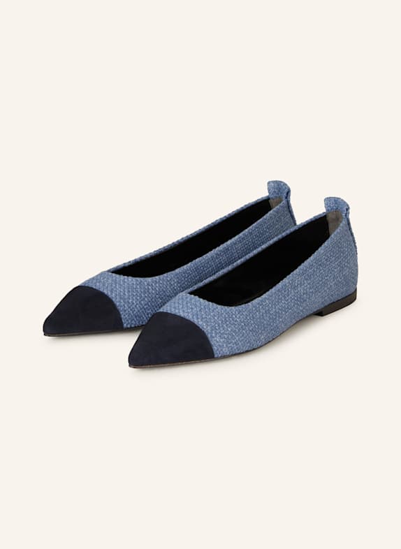 KENNEL & SCHMENGER Ballerinas GRETA BLAU/ DUNKELBLAU