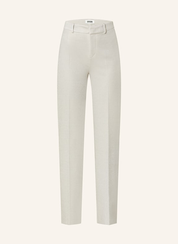 DRYKORN Marlenehose BET mit Glitzergarn ECRU