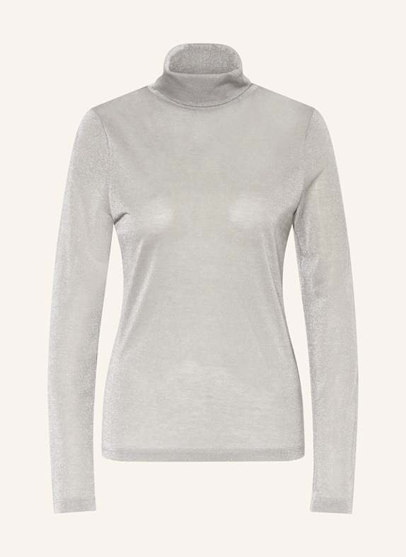 DRYKORN Rollkragenshirt ZERAFNE mit Glitzergarn GRAU