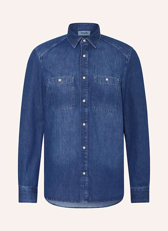 DRYKORN NOWEN regular fit denim shirt DARK BLUE