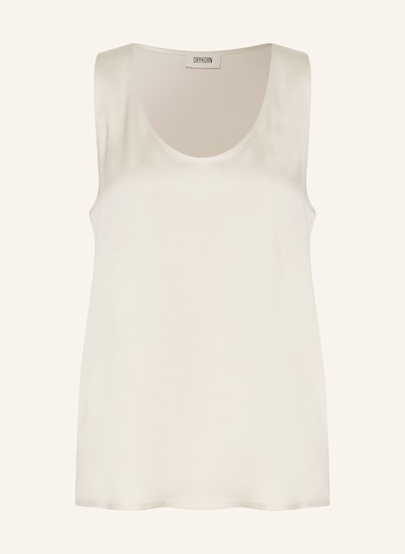DRYKORN Blusenshirt AMINAH aus Satin ECRU