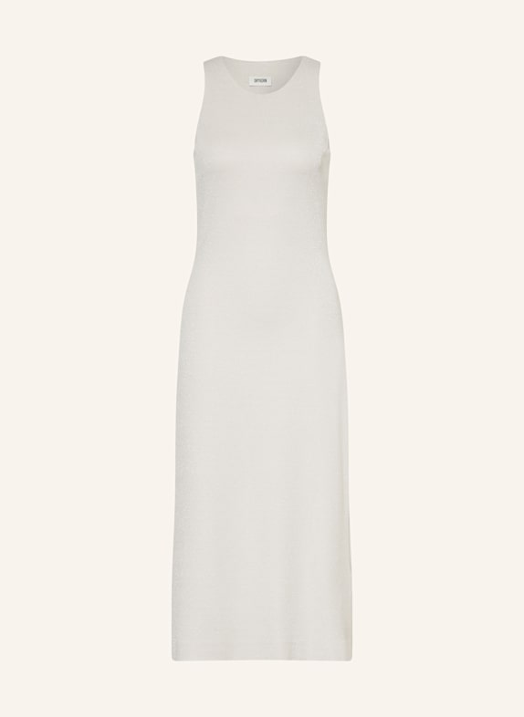 DRYKORN Kleid NEDONA mit Glitzergarn HELLGRAU