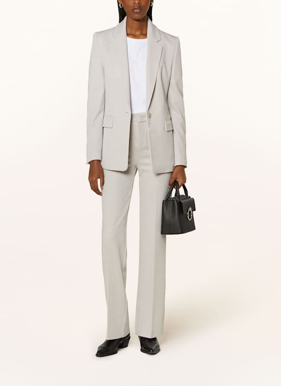 DRYKORN Jersey blazer ATLIN met glittergaren ECRU