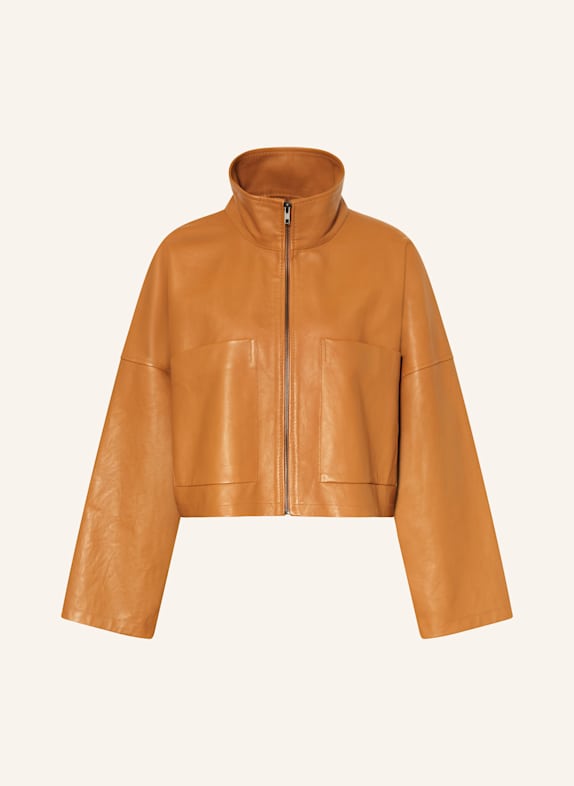 DRYKORN Lederjacke ELSTOW HELLBRAUN