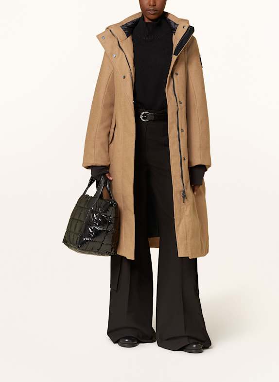 CANADA GOOSE Daunenmantel BALA mit abnehmbarer Kapuze CAMEL