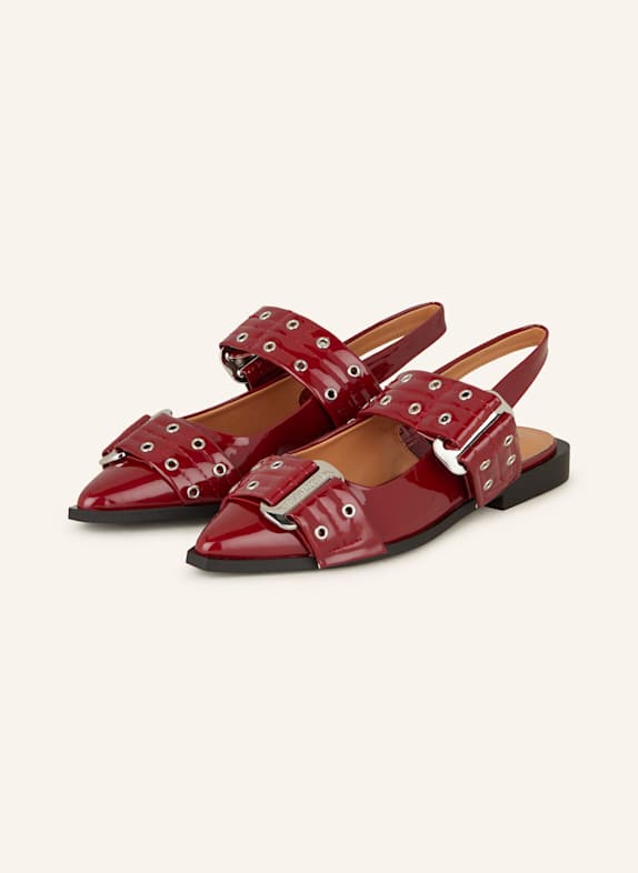STEVE MADDEN Slingballerinas GRAND AVE DUNKELROT