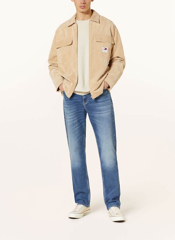 TOMMY JEANS Blugi RYAN Slim Straight Fit 1BK Denim închis