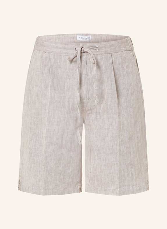 FRESCOBOL CARIOCA Shorts RUI mit Leinen HELLBRAUN