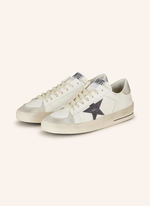 GOLDEN GOOSE Sneaker STARDAN WEISS/ GRAU
