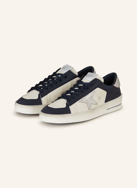 GOLDEN GOOSE Sneaker STARDAN CREME/ SCHWARZ