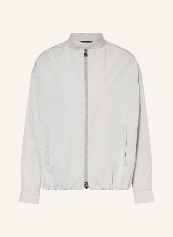 ICONS CINZIA ROCCA Blouson mit Schmucksteinen HELLGRAU