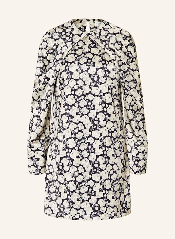 MALINA EVIE satin dress BLACK/ CREAM